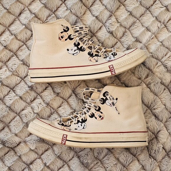 Converse Chuck Taylor Mickey Mouse High Top Disney Sneakers Men 9.5 women 11.5 - Picture 2 of 10